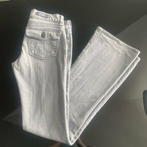 Rock & Republic Grey Boot Cut Flap Picket jeans